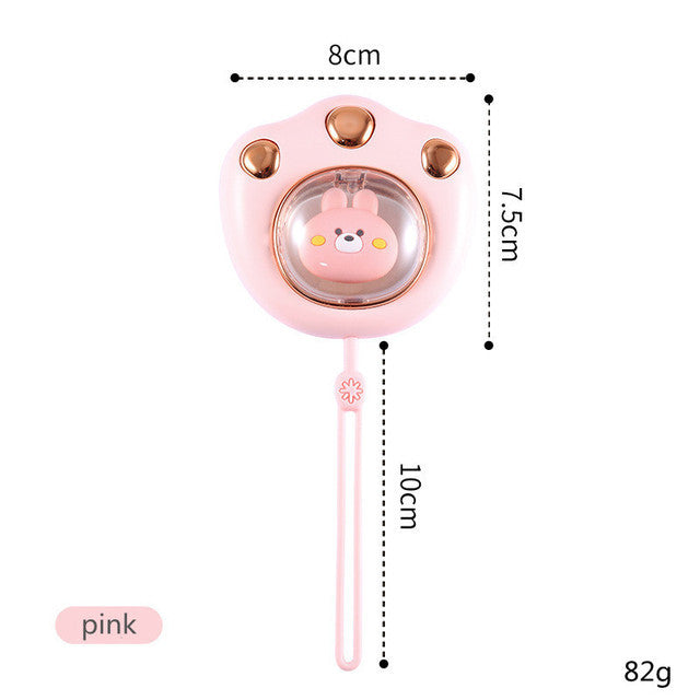 Mini Electric Hand Warmer Cat Paw Cute Claw Winter Heater Quick Heating USB Rechargeable Pocket Portable Small Mini Hands Warmer BAZONA