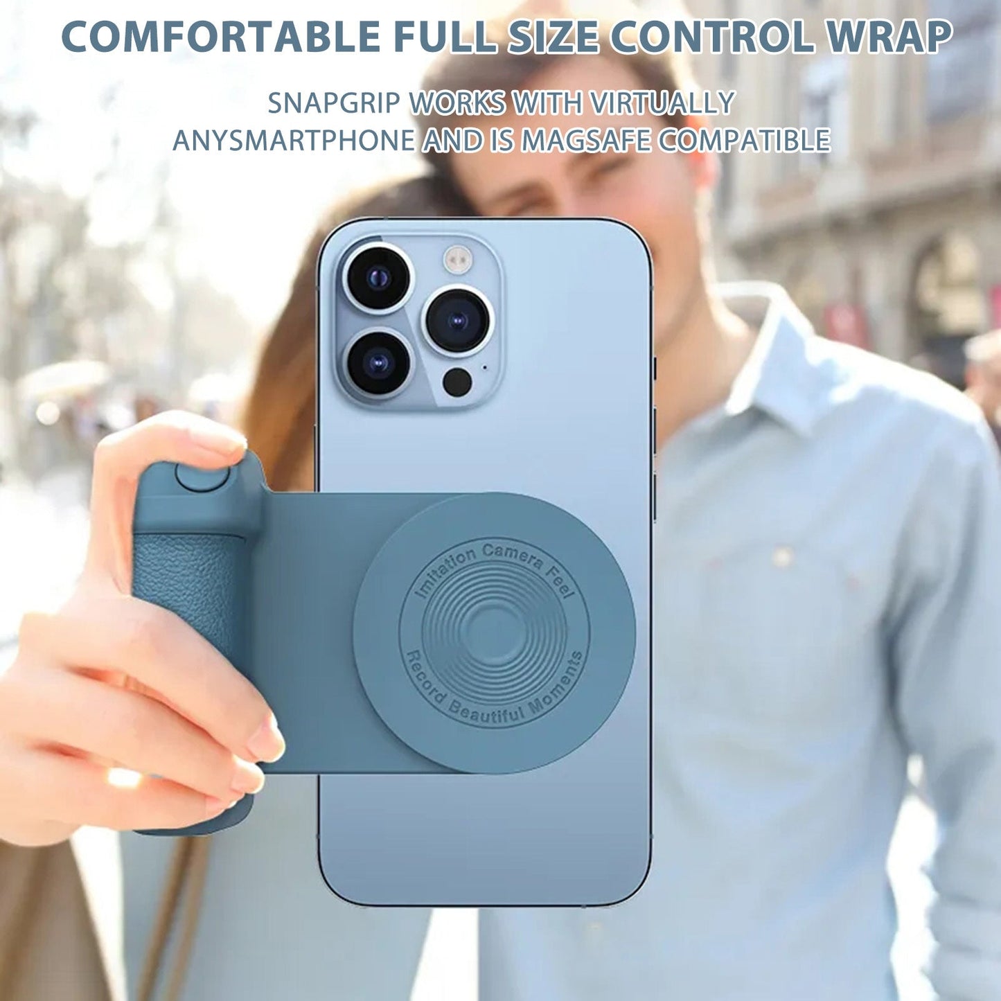 3 In 1 Intelligent Grip Anti-shake Multifunctional Phone Holder Magnetic Camera Handle Camera Bracket BAZONA