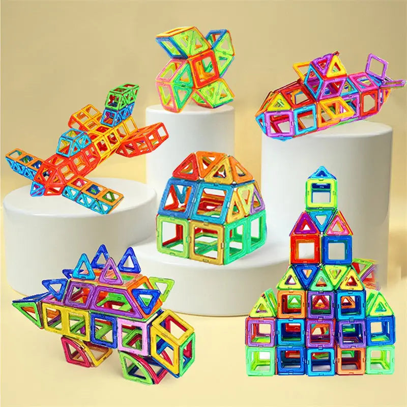 Magnetic Building Blocks DIY Magnets Toys For Kids Designer Construction Set Gifts For Children Toys - bazona.com