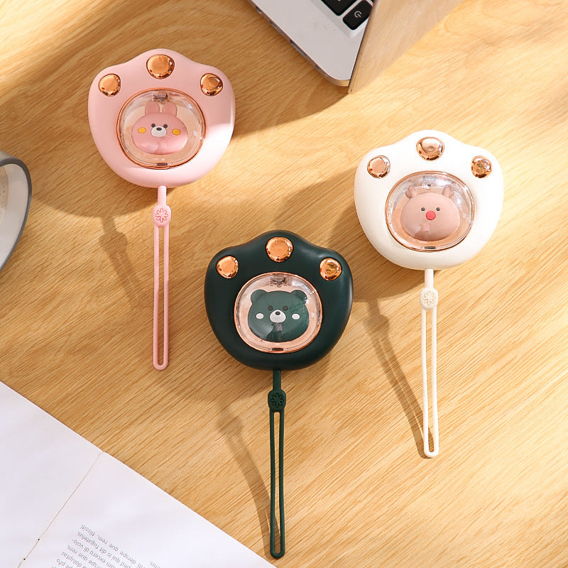 Mini Electric Hand Warmer Cat Paw Cute Claw Winter Heater Quick Heating USB Rechargeable Pocket Portable Small Mini Hands Warmer BAZONA