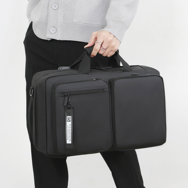 Multifunctional Backpack Large Capacity Business Laptop Bag Leisure Travel Commuter Schoolbag Portable Shoulder Bag BAZONA