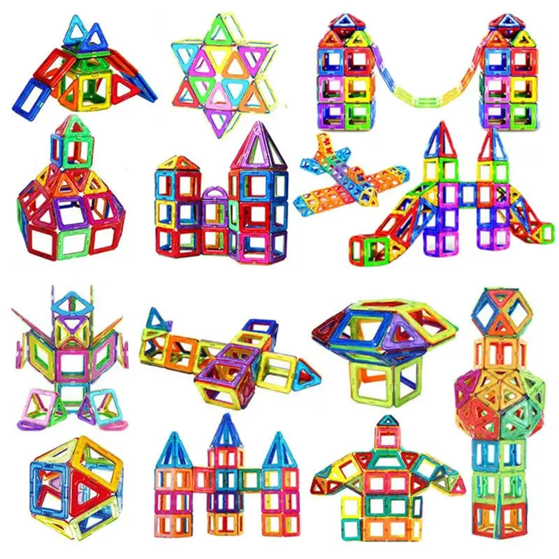 Magnetic Building Blocks DIY Magnets Toys For Kids Designer Construction Set Gifts For Children Toys - bazona.com