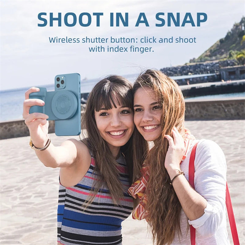 3 In 1 Intelligent Grip Anti-shake Multifunctional Phone Holder Magnetic Camera Handle Camera Bracket BAZONA