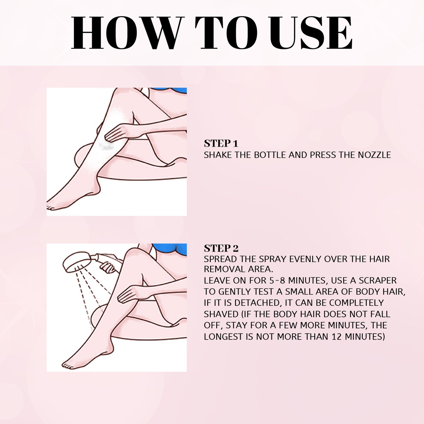 30ml 100ml Hair Removal Spray Depilatory Armpit Hair And Legs Hair Foam Mousse And Removal Is Gentle Hair Cream Spray Non-irritating - bazona.com