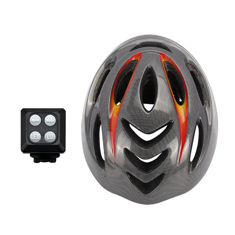 Intelligent steering helmet led bicycle equipment