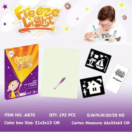 Educational Toy Drawing Pad 3D Magic 8 Light Effects Puzzle Board Sketchpad - bazona.com