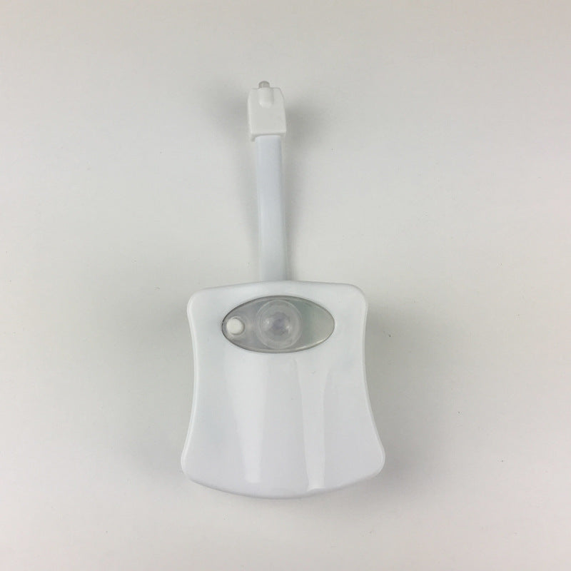 16 Colors LED Creative Hanging Human Toilet Sensor Toilet Cover Lamp BAZONA