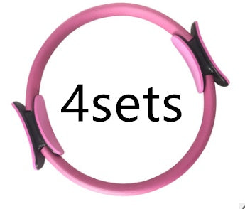 Yoga Fitness Pilates Ring Women Girls Circle Magic Dual Exercise Home Gym Workout Sports Lose Weight Body Resistance - bazona.com