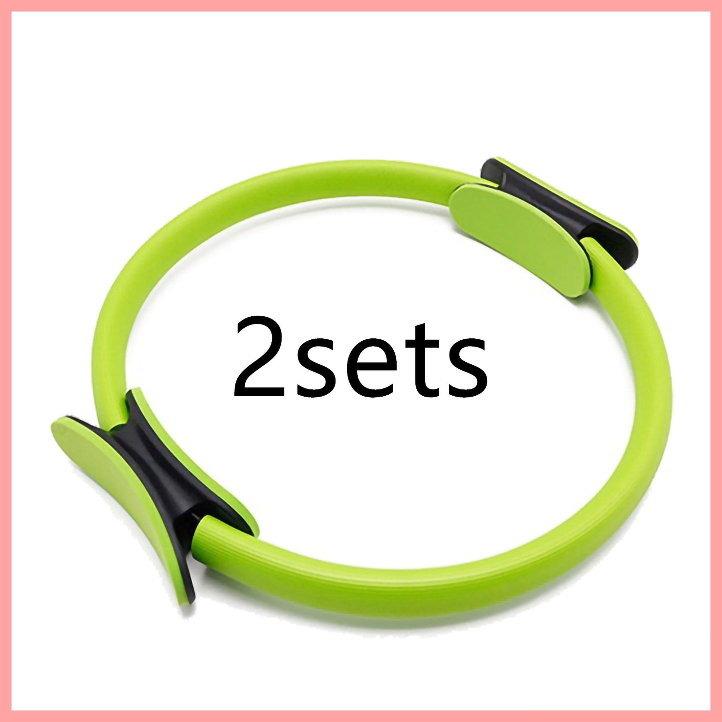 Yoga Fitness Pilates Ring Women Girls Circle Magic Dual Exercise Home Gym Workout Sports Lose Weight Body Resistance - bazona.com