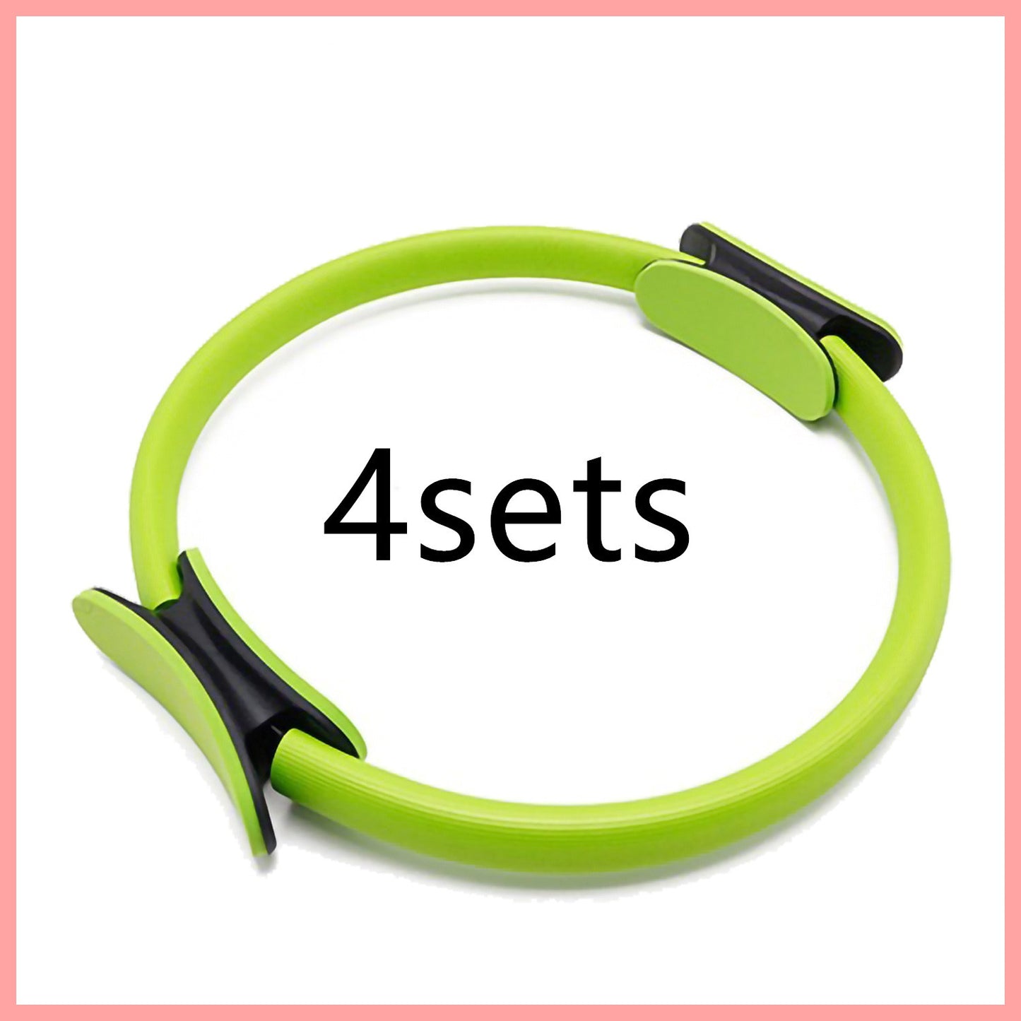 Yoga Fitness Pilates Ring Women Girls Circle Magic Dual Exercise Home Gym Workout Sports Lose Weight Body Resistance - bazona.com