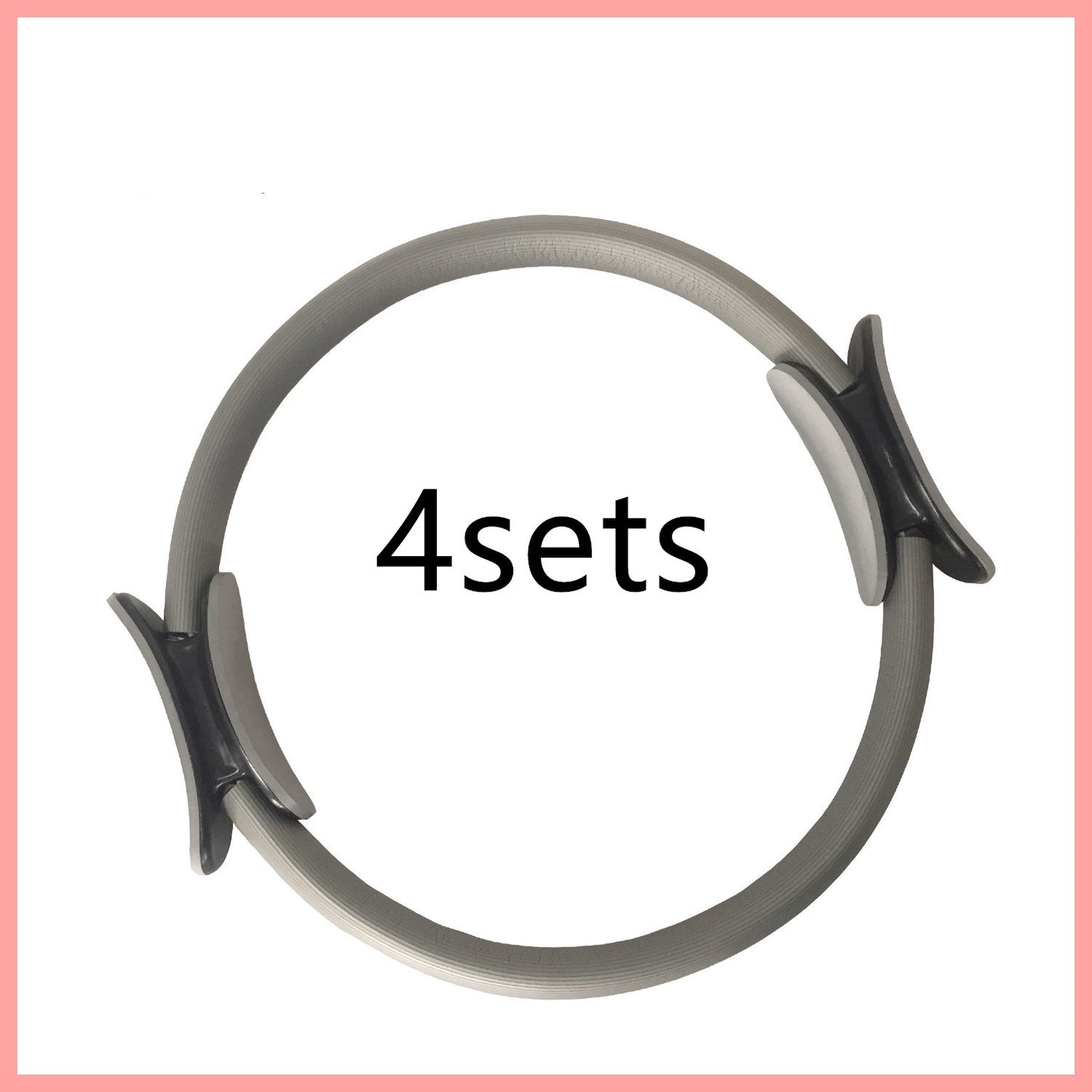 Yoga Fitness Pilates Ring Women Girls Circle Magic Dual Exercise Home Gym Workout Sports Lose Weight Body Resistance - bazona.com