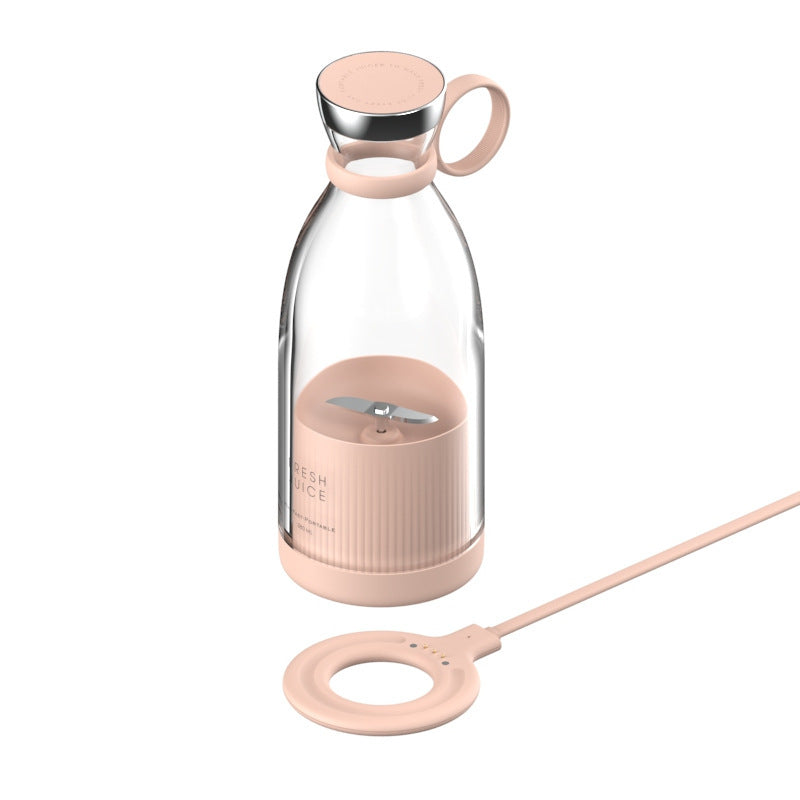 350ML Electric Juicer Blender Mixer USB Rechargeable Machine Household Portable Blender Maker Cup Kitchen Tool Kit - bazona.com
