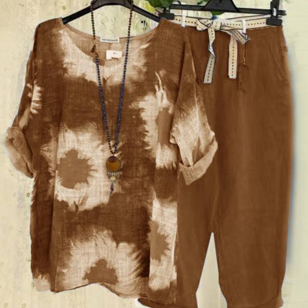 Women's Fashion Casual Set Two-piece Suit BAZONA