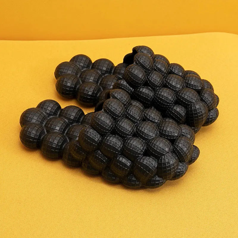 New Summer Fashion Massage Mesh Bubble Bathroom Slides Home Indoor Anti-Skid Shoes