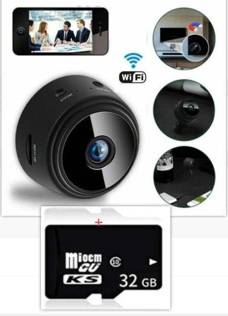 A9 Magnetic Suction Security Camera HD Camera Smart Infrared Night Vision Home BAZONA