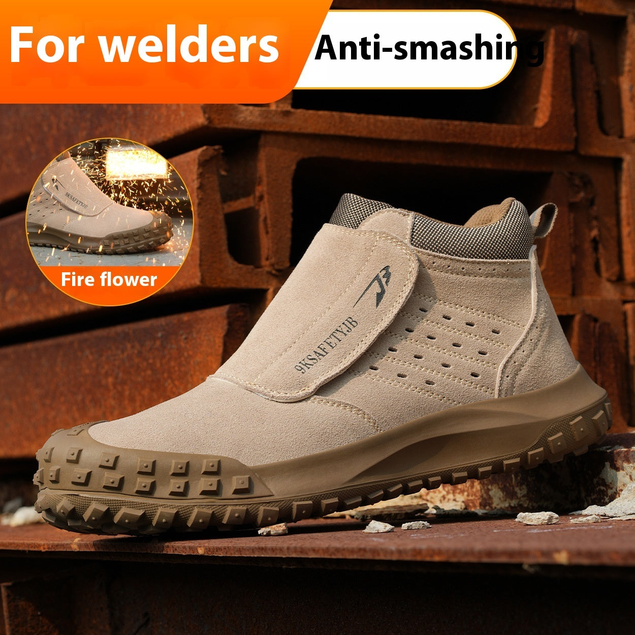 Four Seasons Lightweight Welder Labor Protection Shoes BAZONA