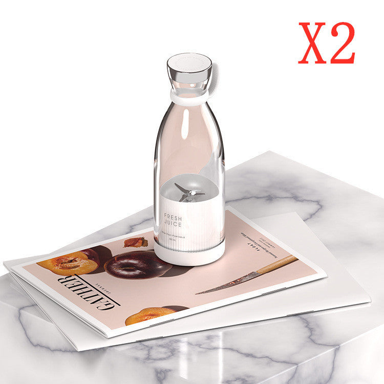 350ML Electric Juicer Blender Mixer USB Rechargeable Machine Household Portable Blender Maker Cup Kitchen Tool Kit - bazona.com