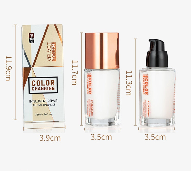 Warm skin tone liquid foundation BAZONA