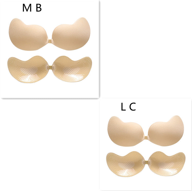 Invisible Push Up Bra Backless Strapless Bra Seamless Front Closure Bralette Underwear BAZONA