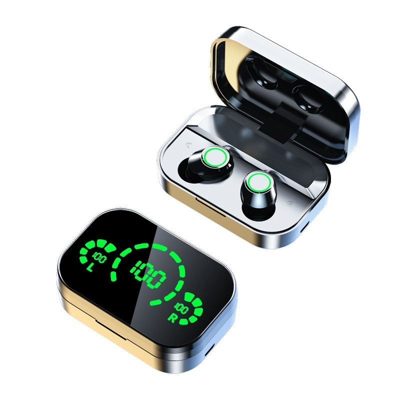 Smart TWS Bluetooth Earbuds YD03 – Digital Screen, In-Ear Fit & LED Breathing Light
