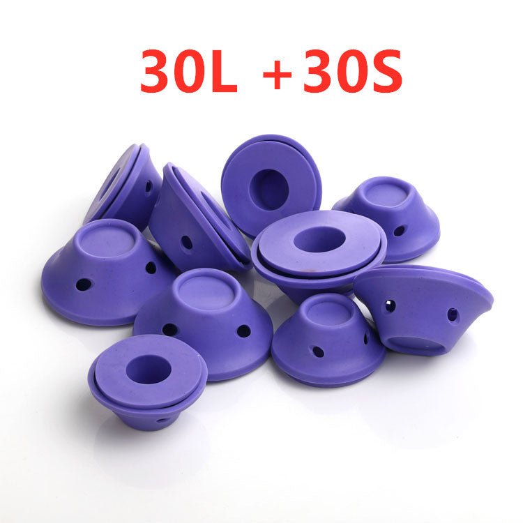Soft Rubber Magic Hair Care Rollers Silicone Hair Curlers No Heat Hair Styling Tool BAZONA