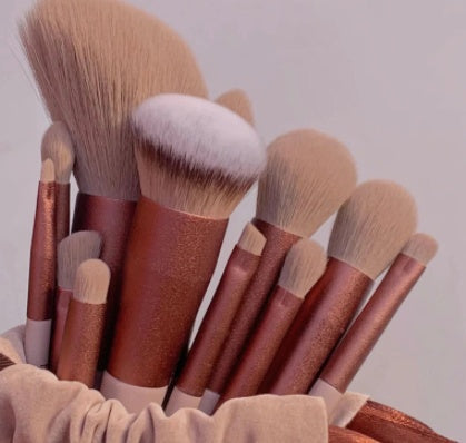 13Pcs Makeup Brush Set Make Up Concealer Brush Blush Powder Brush Eye Shadow Highlighter Foundation Brush Cosmetic Beauty Tools BAZONA