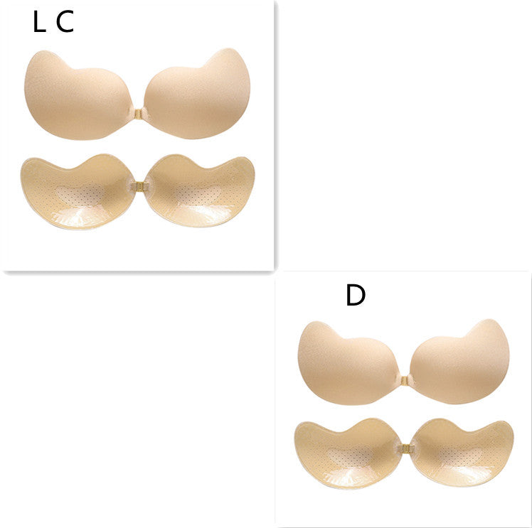 Invisible Push Up Bra Backless Strapless Bra Seamless Front Closure Bralette Underwear BAZONA