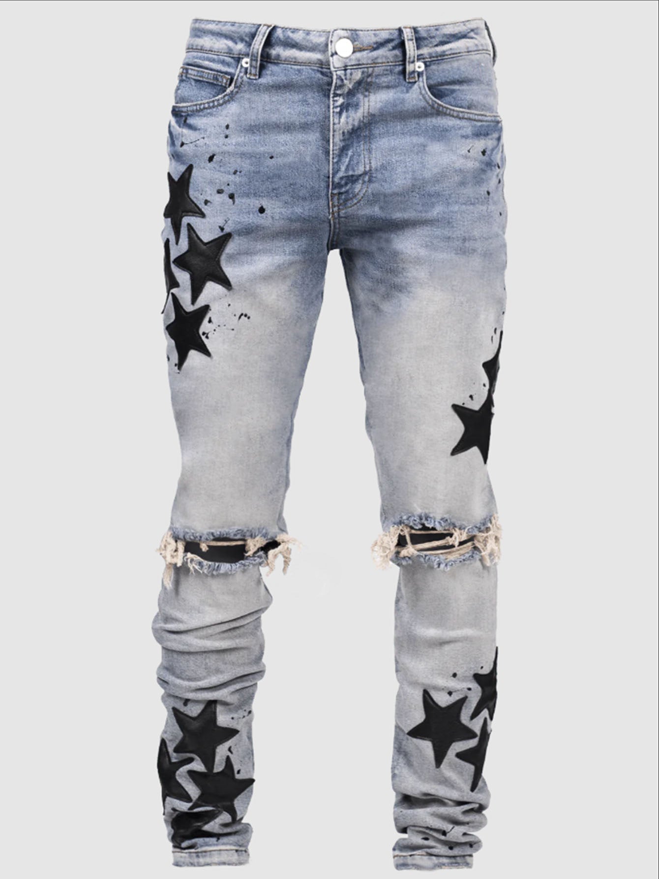 Men's Slim Stretch XINGX Fashion Jeans BAZONA