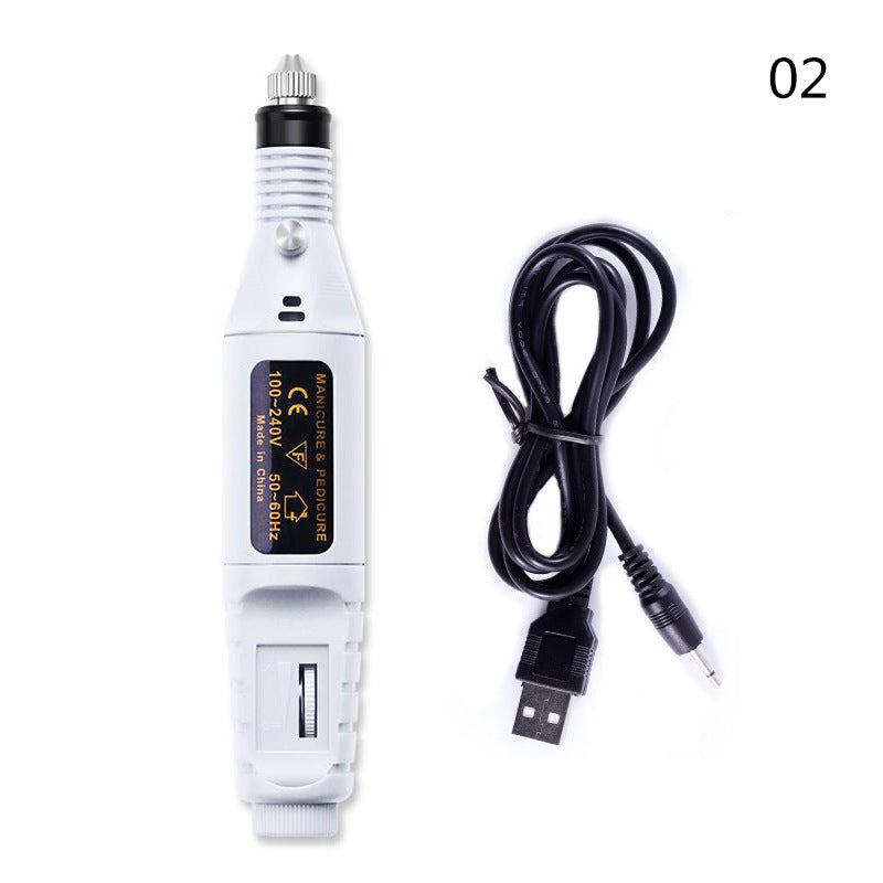 Electric Nail Drill Machine Manicure Machine Set USB Charging Mill Cutter For Manicure Nail File Pedicure Tool Nail Drill Set BAZONA