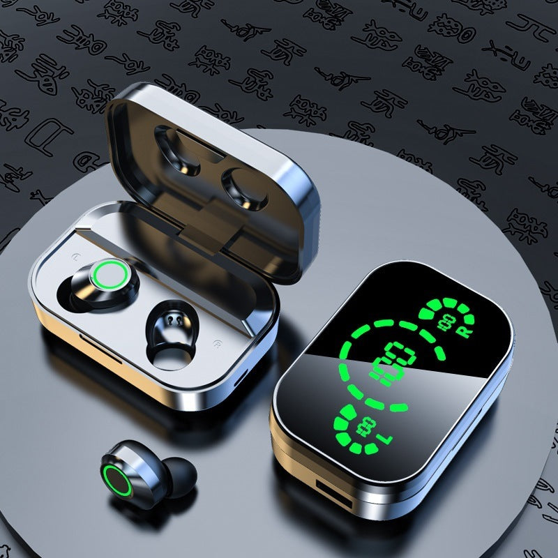Smart TWS Bluetooth Earbuds YD03 – Digital Screen, In-Ear Fit & LED Breathing Light