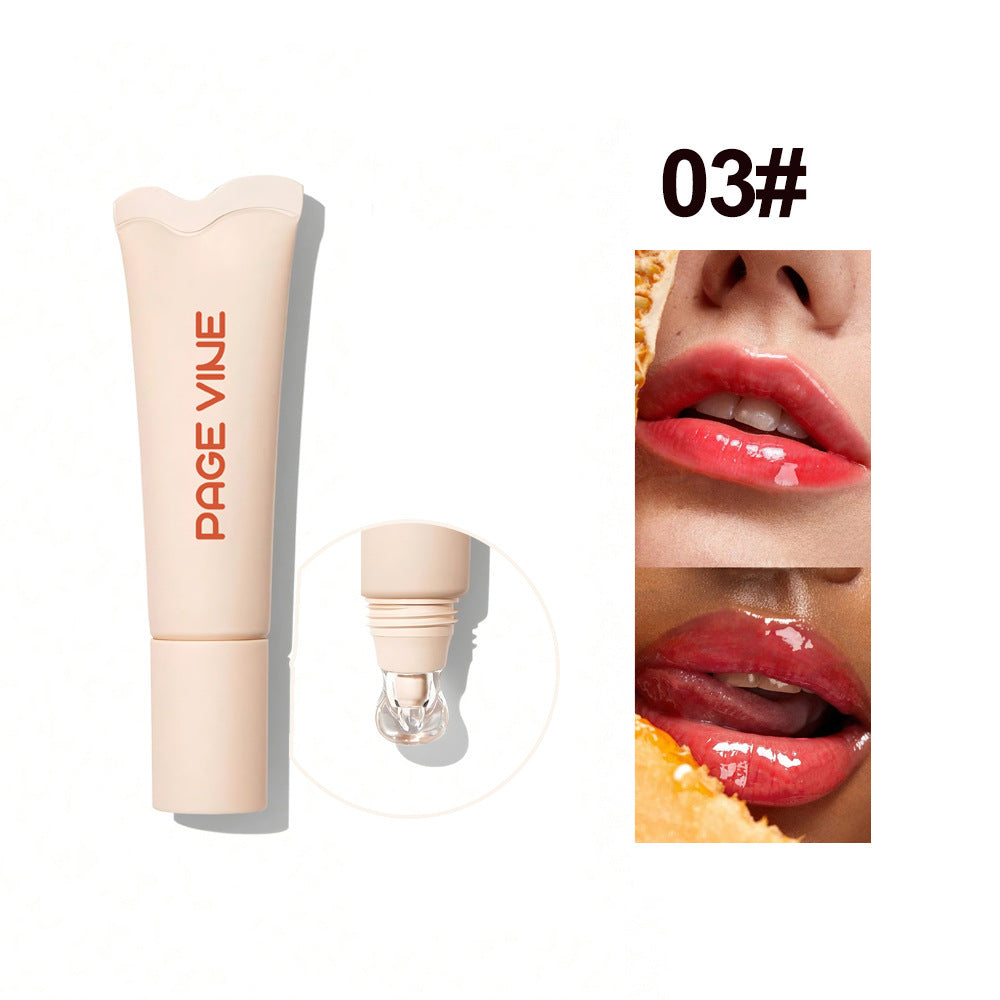 4-color Brightening Lip Balm Moisturizing Exfoliating Skin Long-Lasting Moisturizing Lip Gloss Women Cosmetics BAZONA