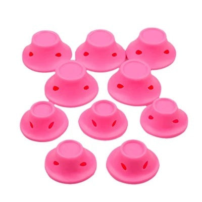 Soft Rubber Magic Hair Care Rollers Silicone Hair Curlers No Heat Hair Styling Tool BAZONA