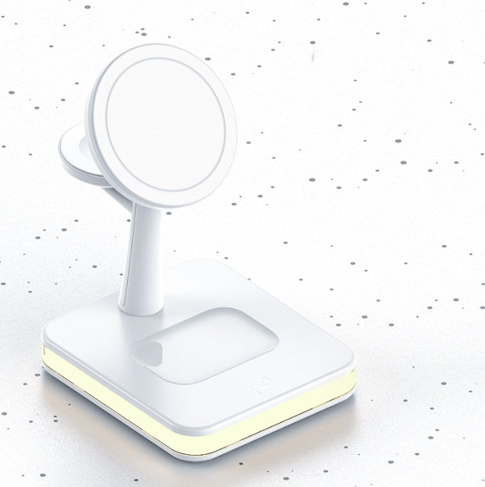 4 In 1 Magnetic Wireless Charger Stand Fast Charging Dock Station BAZONA