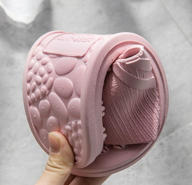 Reflexology Foot Massage Slippers Bath Slippers Tension Relief Acupuncture Feet Massager Household Slipper Foot Health Care BAZONA