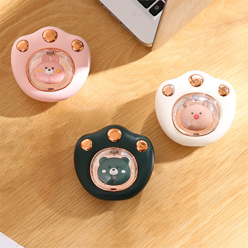 Mini Electric Hand Warmer Cat Paw Cute Claw Winter Heater Quick Heating USB Rechargeable Pocket Portable Small Mini Hands Warmer BAZONA