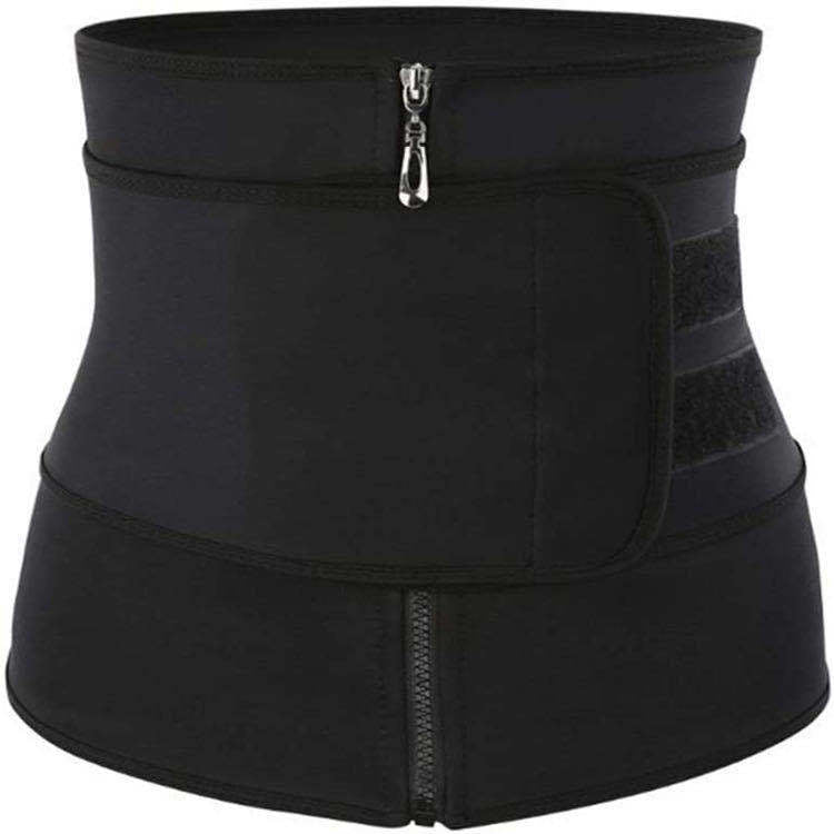 Tummy Sweat Shapewear Bodysuits Women Waist Trainer Slimming 2-3 Belts Workout Shaper Corset BAZONA