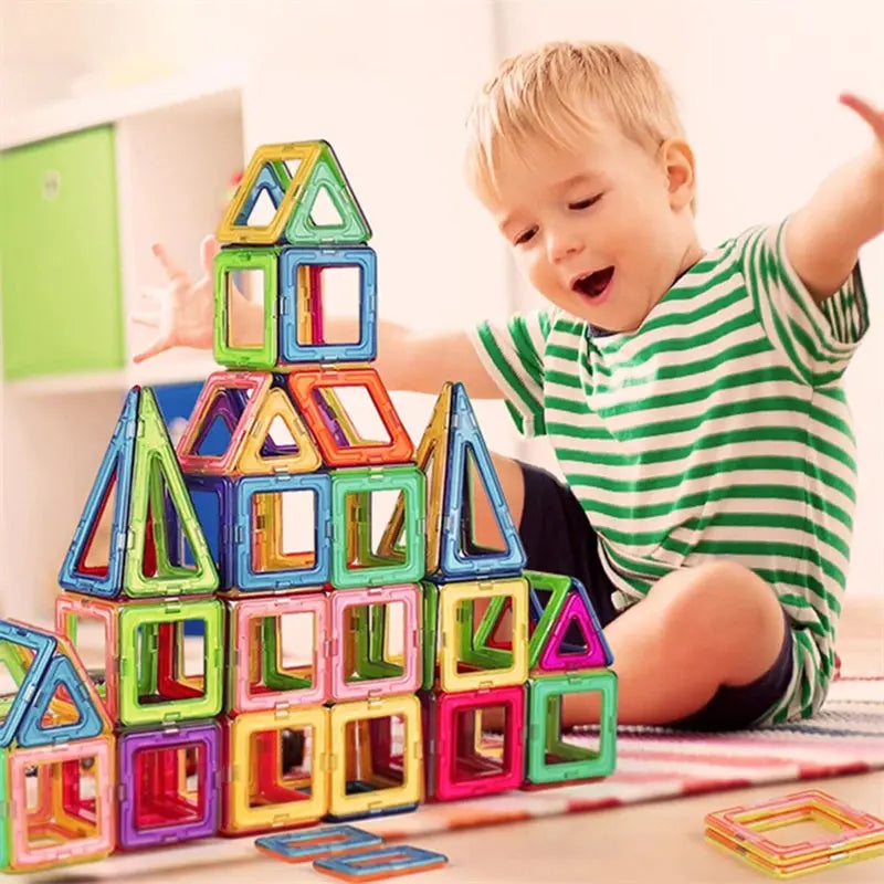 Magnetic Building Blocks DIY Magnets Toys For Kids Designer Construction Set Gifts For Children Toys - bazona.com