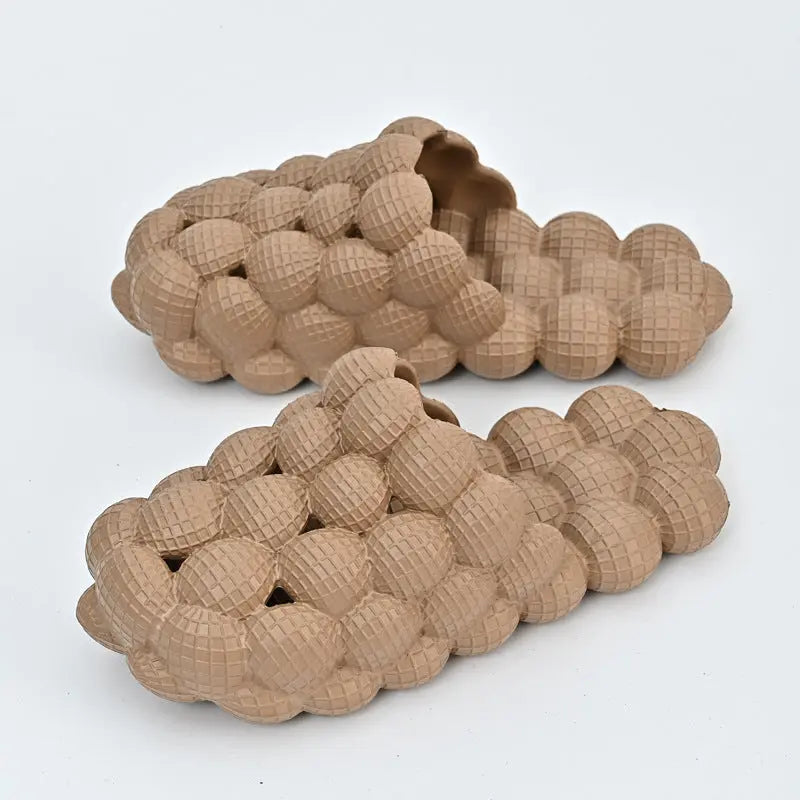 New Summer Fashion Massage Mesh Bubble Bathroom Slides Home Indoor Anti-Skid Shoes
