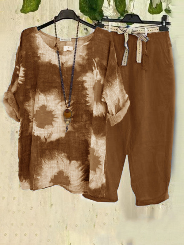 Women's Fashion Casual Set Two-piece Suit BAZONA