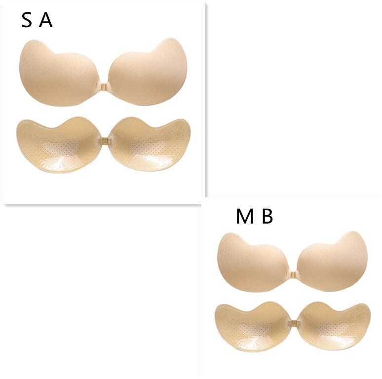 Invisible Push Up Bra Backless Strapless Bra Seamless Front Closure Bralette Underwear BAZONA
