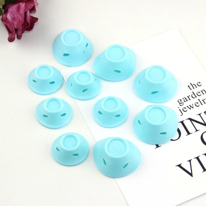 Soft Rubber Magic Hair Care Rollers Silicone Hair Curlers No Heat Hair Styling Tool BAZONA