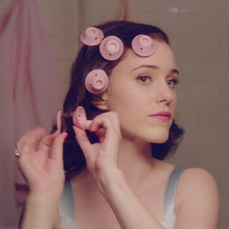 Soft Rubber Magic Hair Care Rollers Silicone Hair Curlers No Heat Hair Styling Tool BAZONA