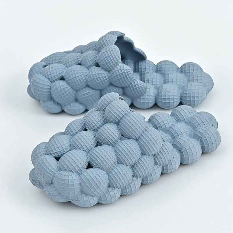 New Summer Fashion Massage Mesh Bubble Bathroom Slides Home Indoor Anti-Skid Shoes