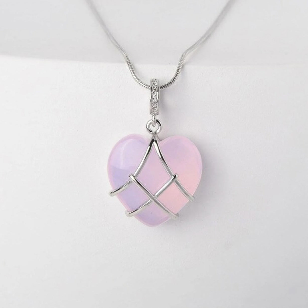 Fashion Moonstone Necklace For Cartoon Princess Love Girl Necklace Novelty Jewelry - bazona.com