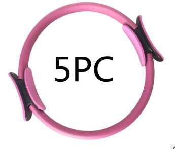 Yoga Fitness Pilates Ring Women Girls Circle Magic Dual Exercise Home Gym Workout Sports Lose Weight Body Resistance - bazona.com