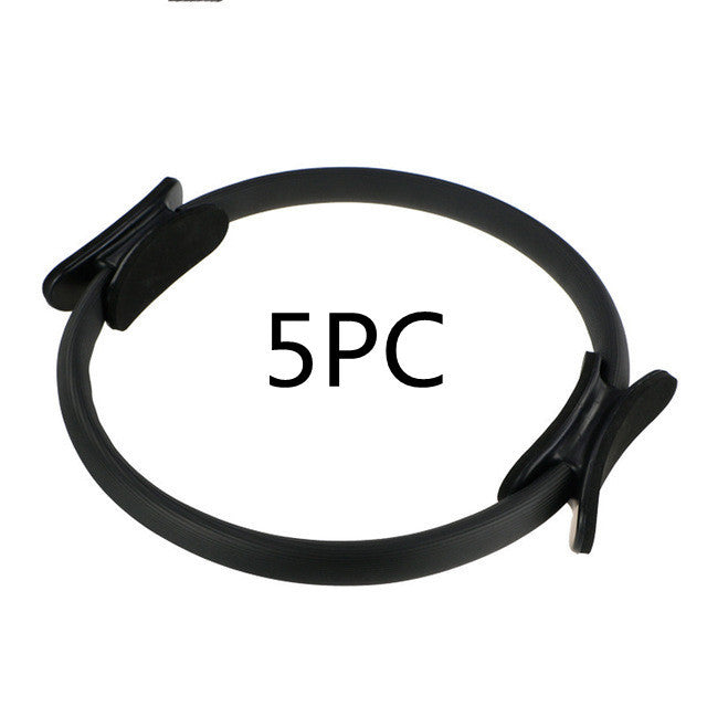 Yoga Fitness Pilates Ring Women Girls Circle Magic Dual Exercise Home Gym Workout Sports Lose Weight Body Resistance - bazona.com