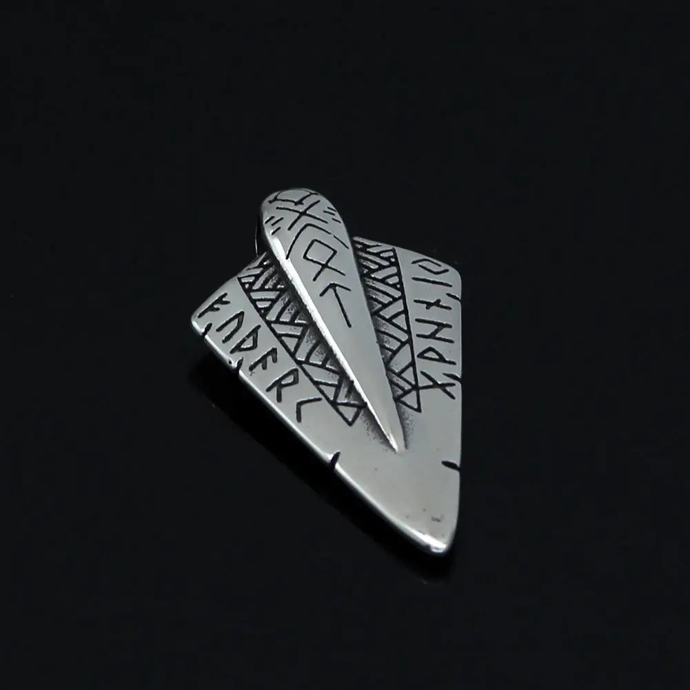 Arrow Double-sided Pendant Long Chain