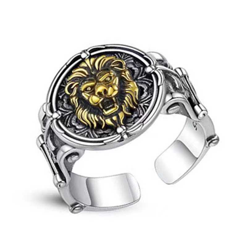 Sterling Silver Ring Retro Fashion Boys