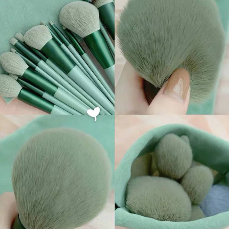 13Pcs Makeup Brush Set Make Up Concealer Brush Blush Powder Brush Eye Shadow Highlighter Foundation Brush Cosmetic Beauty Tools BAZONA