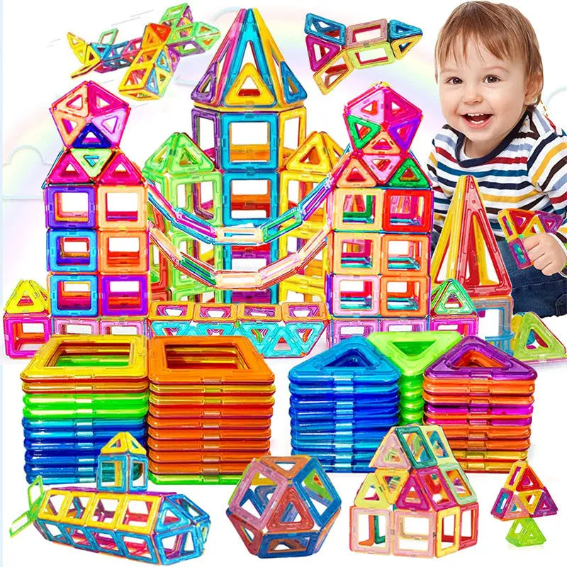 Magnetic Building Blocks DIY Magnets Toys For Kids Designer Construction Set Gifts For Children Toys - bazona.com